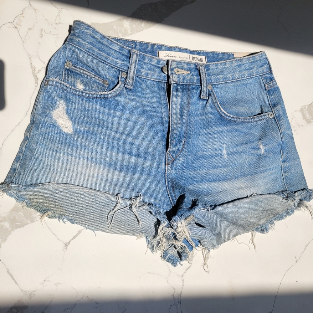 Lovers and Friends denim shorts